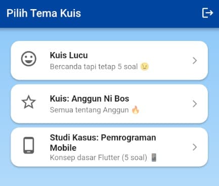 Aplikasi Quiz Mobile